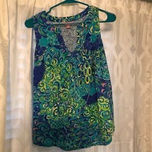 Lilly’s Lagoon tank top women’s size large
